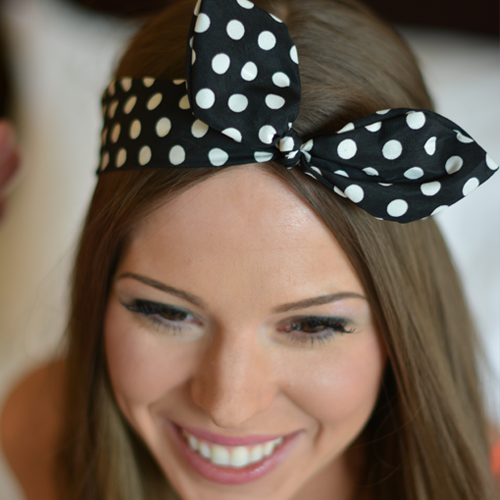 Black Pin-up Inspired Headband | Black_Polka_Dot_Headband.png